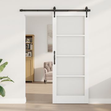 Gossi usa interioara cu sticla orkdal alb 83x211x4 cm