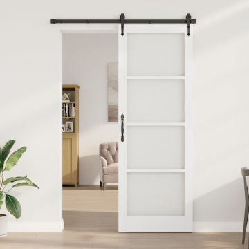 Gossi usa interioara cu sticla orkdal alb 83x232x4 cm