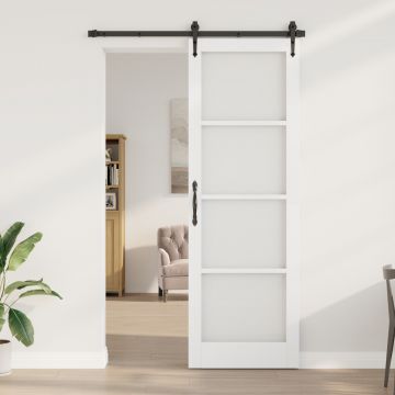 Gossi usa interioara cu sticla orkdal alba 78x232x4 cm