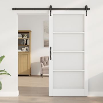 Gossi usi de interior cu sticla orkdal alb 93x202x4 cm