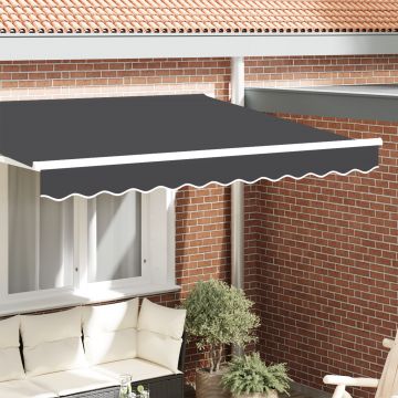 Gossi valanta de markiza pentru cadru de 2.5 m antracit 2.3x0.2 m