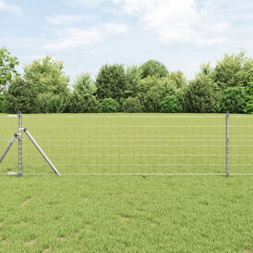 Gossi euro fence cu 7 stalpi 0.6x10 m otel galvanizat