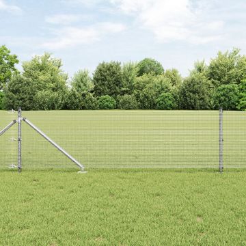 Gossi gard din sarma sudata cu 13 prinderi 0.4x25 m din otel galvanizat