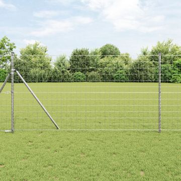 Gossi gard euro cu 13 stalpi 1.2x25 m otel galvanizat