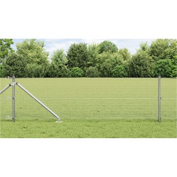 Gossi imprejmuire din sarma sudata cu 13 tepuse 0.4x25 m otel galvanizat