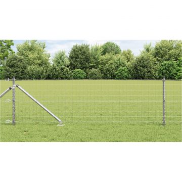 Gossi imprejmuirea euro cu 7 stecheri de fixare 0.6x10 m din otel zincat