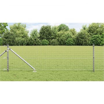 Gossi ingradire euro cu 13 stalpi cu varf 0.8x25 m otel galvanizat