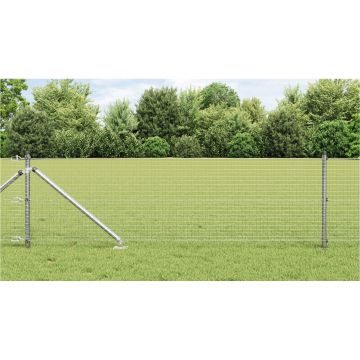 Gossi ingradire sudata cu 7 posturi cu tepuse 0.4x10 m otel galvanizat