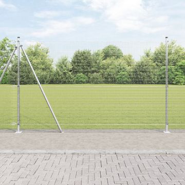 Gossi sant din otel sudat cu 7 stalpi flansati 1.4x10 m otel galvanizat