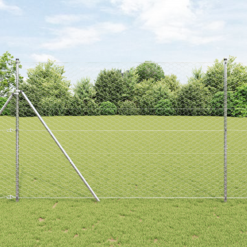 Gossi set de garduri set de 2 otel galvanizat 25 x 1,5 m durabil