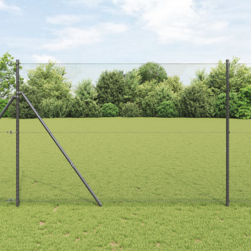 Gossi set de imprejmuire set de 2 gri metal 25 x 1.5 metri