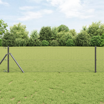 Gossi set de stalpi pentru gard set de 2 gri