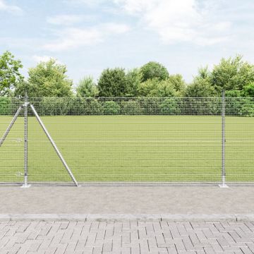 Gossi set stalpi 2 buc otel galvanizat 25 x 1 m rezistent
