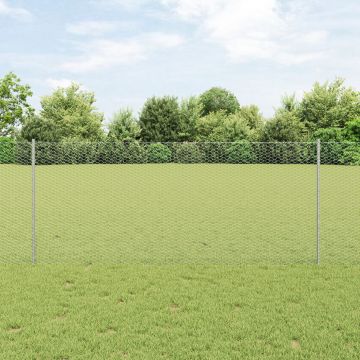 Posturi de gard Gossi 22 buc u-channel 100 cm otel galvanizat, gard hexagonal Gossi 1x100 m otel galvanizat Posturi de gard Gossi 22 buc u-channel 100 cm otel galvanizat, gard hexagonal Gossi 1x100 m otel galvanizat