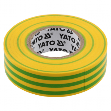 Banda izolatoare PVC galben-verde 19mmx20mx0,13mm - YATO YT-81655