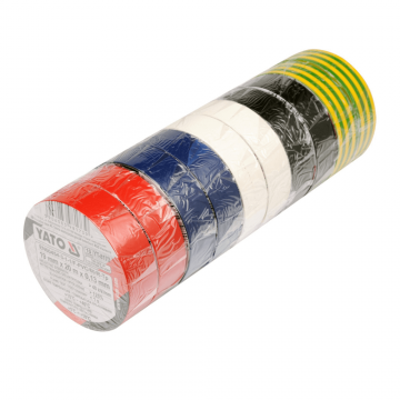 Banda izolatoare PVC set 10buc, 19mmx20m - YATO YT-8173