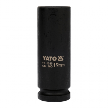 Cheie tubulara lunga hexagonala 1 2  x19mm - YATO YT-1039