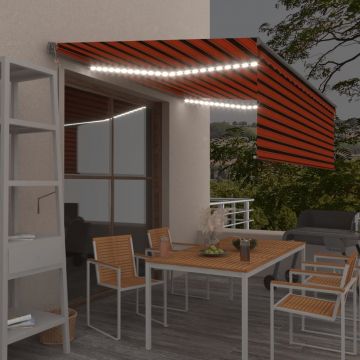 Gossi copertina automata stor led senzor vant portocaliu&maro 4,5x3 m