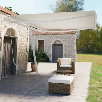 Gossi copertina autonoma retractabila manual, crem, 450x350 cm