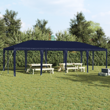 Gossi cort pentru petreceri albastru 8x4 m pe