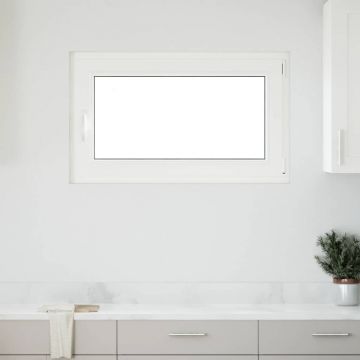 Gossi fereastra de subsol „risor” 100x50 cm oscilo-batanta din dreapta antracit