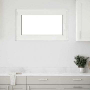 Gossi fereastra de subsol „risor” 100x70 cm oscilo-batanta din stanga antracit