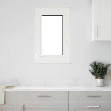 Gossi fereastra de subsol „risor” 50x75 cm oscilo-batanta din stanga antracit