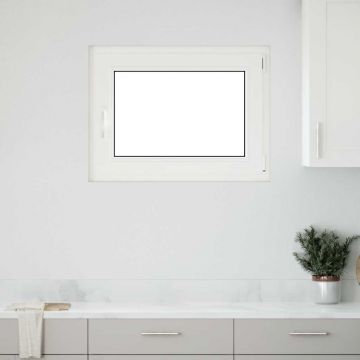 Gossi fereastra de subsol „risor” 90x50 cm oscilo-batanta din dreapta antracit