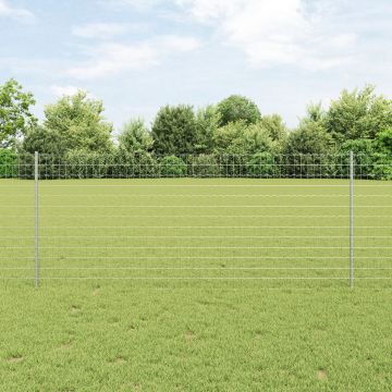 Gossi gard euro cu 22 stalpi argintiu 1x25 m otel