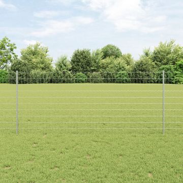 Gossi gard euro cu 22 stalpi gri 1x25 m otel