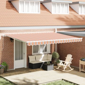 Gossi marchiza manuala retractabila cu dungi multicolore 450x350 cm
