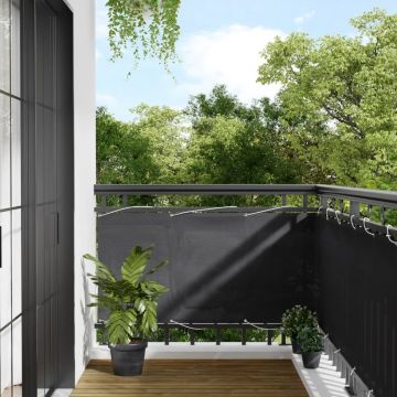 Gossi paravan de balcon, antracit, 75x700 cm, 100% poliester oxford