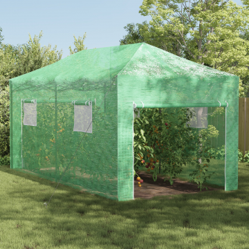 Gossi sera walk-in cu cadru pop-up verde 580x290x315 cm