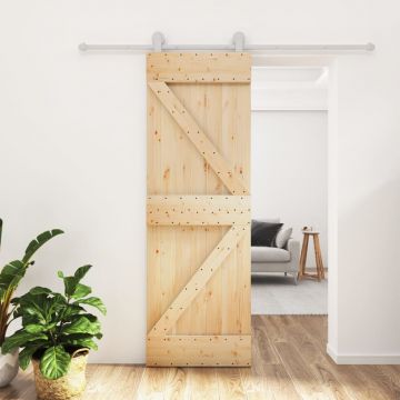 Gossi usa glisanta cu set de feronerie 70x210 cm, lemn masiv de pin