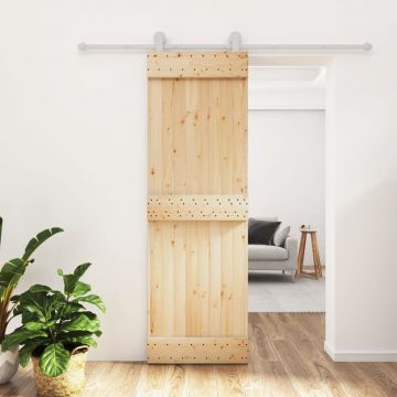 Gossi usa glisanta cu set de feronerie 70x210 cm, lemn masiv de pin