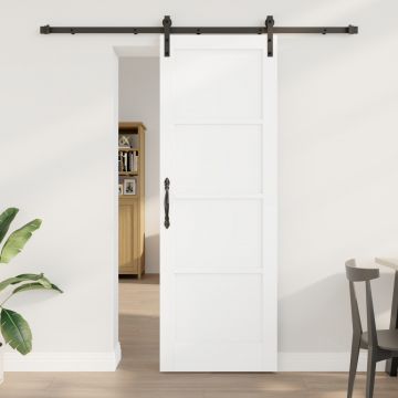 Gossi usa glisanta set de 2 alb si negru lemn, metal 73.5 x 211 cm