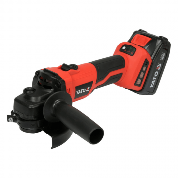Polizor unghiular 18V cu viteza reglabila si 2 acumulatori 4Ah - YATO YT-828295