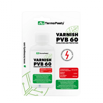 TermoPasty ART.AGT-199 PVB Varnish 60 Lac de protectie componente electronice 50 ml