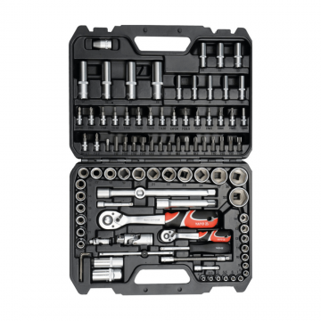 Trusa tubulare 1 2  -1 4   94 piese - Yato YT-12681