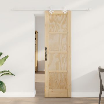 Usa glisanta Gossi cu set de accesorii 61x198.5 cm lemn solid de pin, usa interioara Gossi orkdal 61x198.5 cm lemn solid de pin