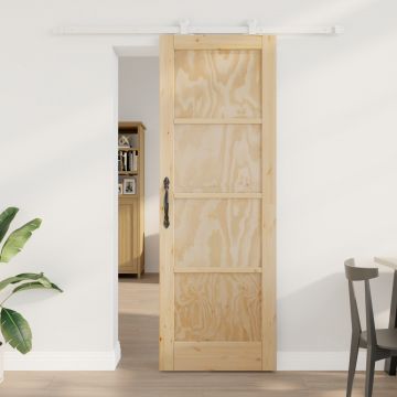 Usa glisanta Gossi cu set de accesorii 73.5x211 cm lemn de pin, usa interioara Gossi 'orkdal'73.5x211x4 cm lemn de pin