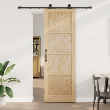 Usa glisanta Gossi cu set de accesorii 78x232 cm din lemn masiv de pin, usa interioara Gossi 'orkdal'78x232x4 cm din lemn masiv de pin