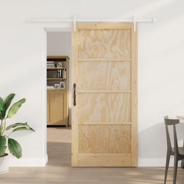 Usa glisanta Gossi cu set de accesorii 93x202 cm din lemn masiv de pin, usa interioara Gossi