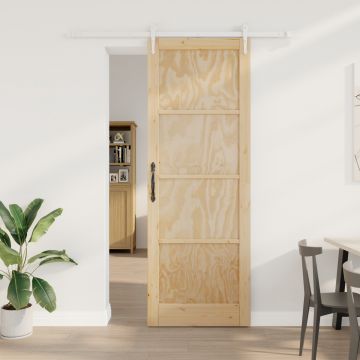 Usa glisanta Gossi cu set de hardware 83x232 cm lemn masiv de pin, usa interioara Gossi 'orkdal'83x232x4 cm lemn masiv de pin