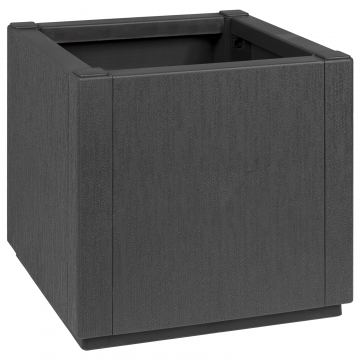 Ghiveci de gradina gri intunecat 36x36x35 cm pp de la Gossi