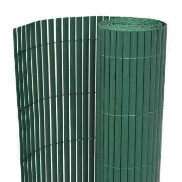 Gossi gard de gradina cu pvc pe ambele parti 150x500 cm verde