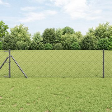 Gossi gard din lant gri 0.8x10 m otel
