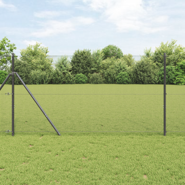 Gossi gard din sarma sudata gri 1.2x50 m din otel