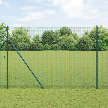 Gossi gard din sarma sudata verde 1,6x10 m otel