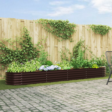 Gossi gradina jardinier maro 400x80x44 cm otel galvanizat